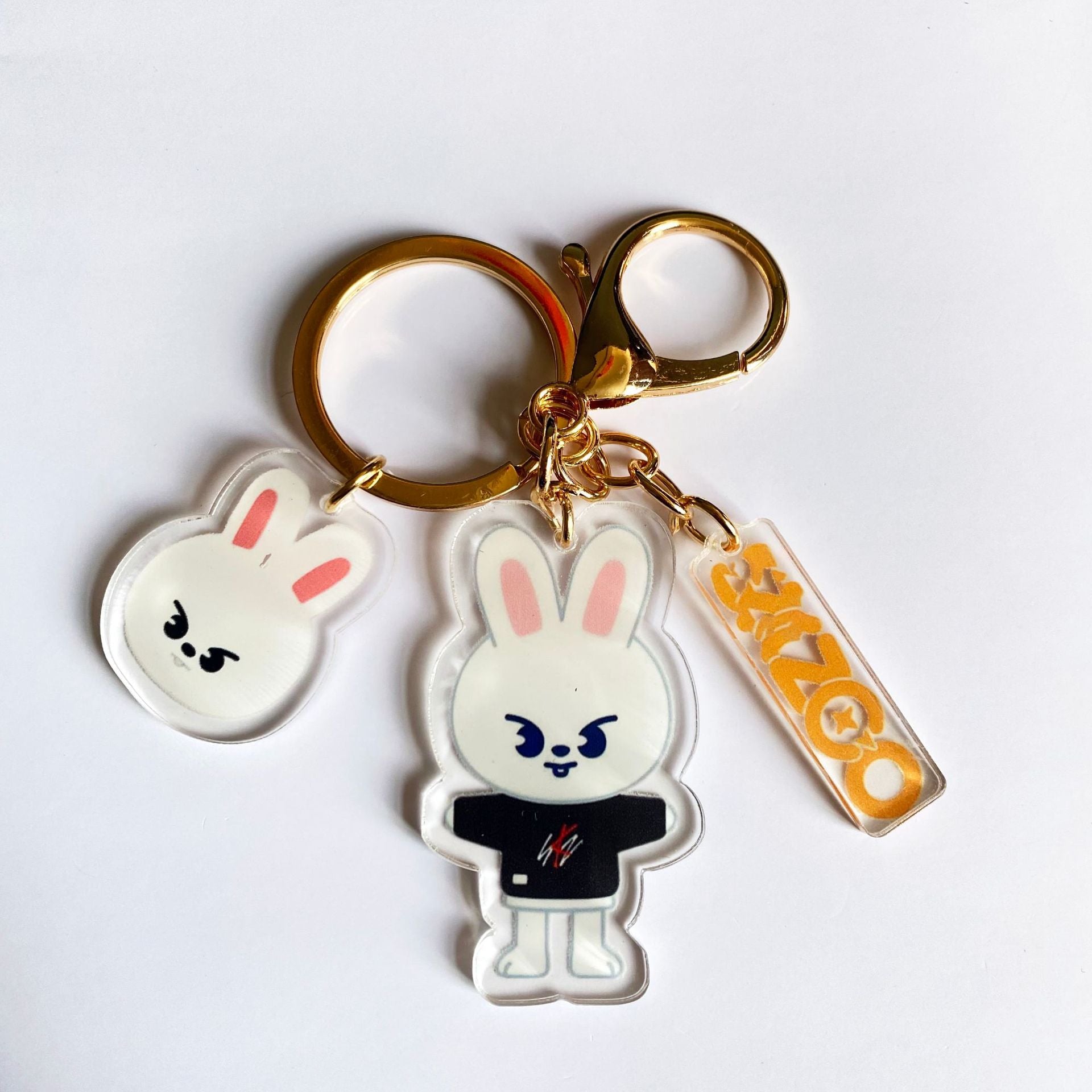 Kpop Cartoon Acrylic Double-sided Keychain