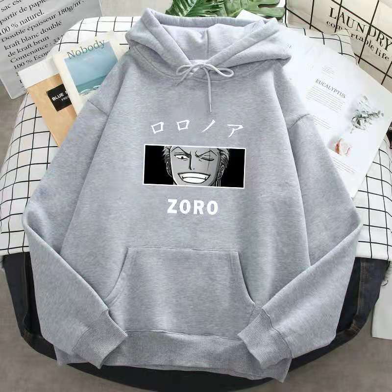 Unisex Zoro Graphic Print Casual Hoodie