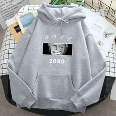 Unisex Zoro Graphic Print Casual Hoodie