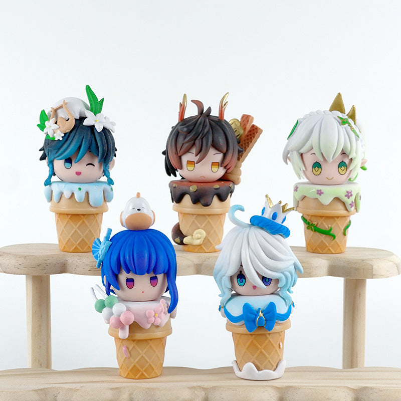 Game Ice Cream Doll Figure Ornament