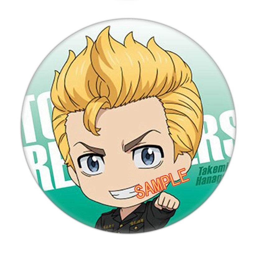 Cute Anime Round Badge