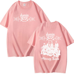 KPOP Dominate Pattern Print Short Sleeve T-Shirt