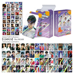 124PCS PERMISSION TO DANCE Flash Photocard Stickers