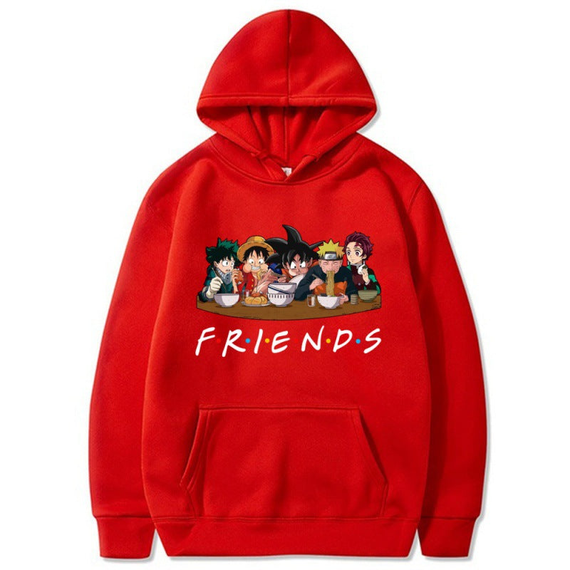 Unisex FRIENDS Graphic Print Casual Hoodie