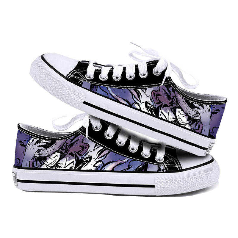 Trendy Low-top Anime Printed Board Shoes