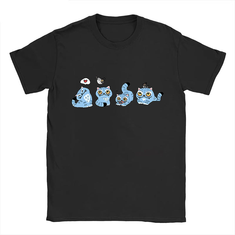 Casual RUMI Crew Neck Short Sleeve T-Shirt