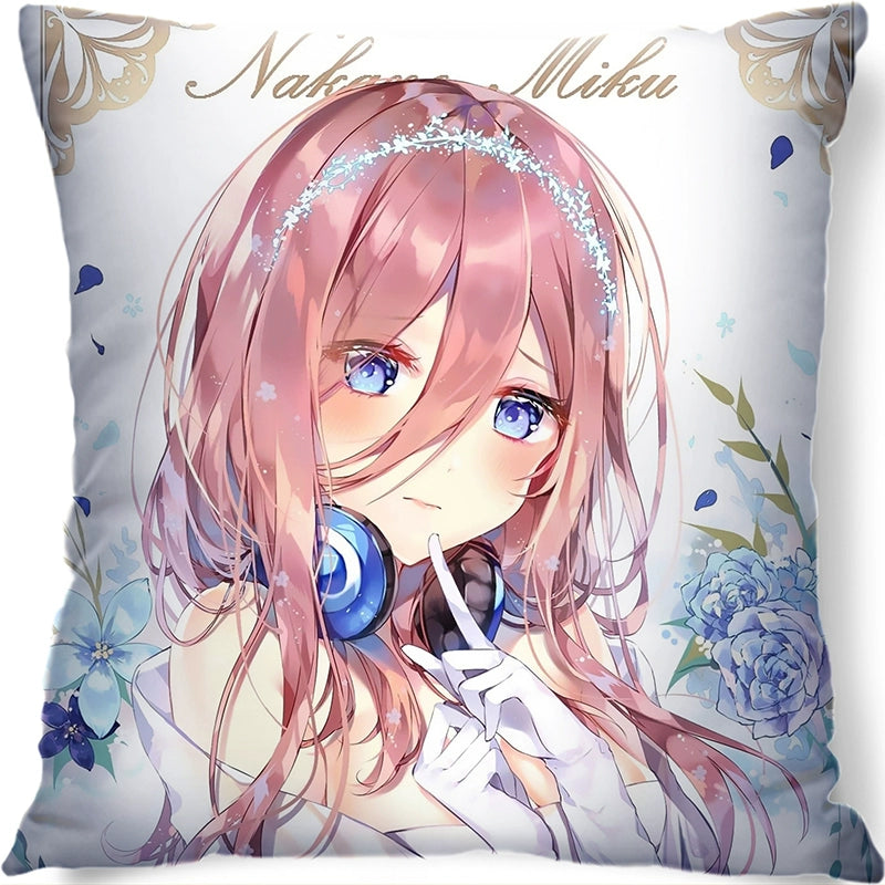 Nakano Anime Throw Pillow