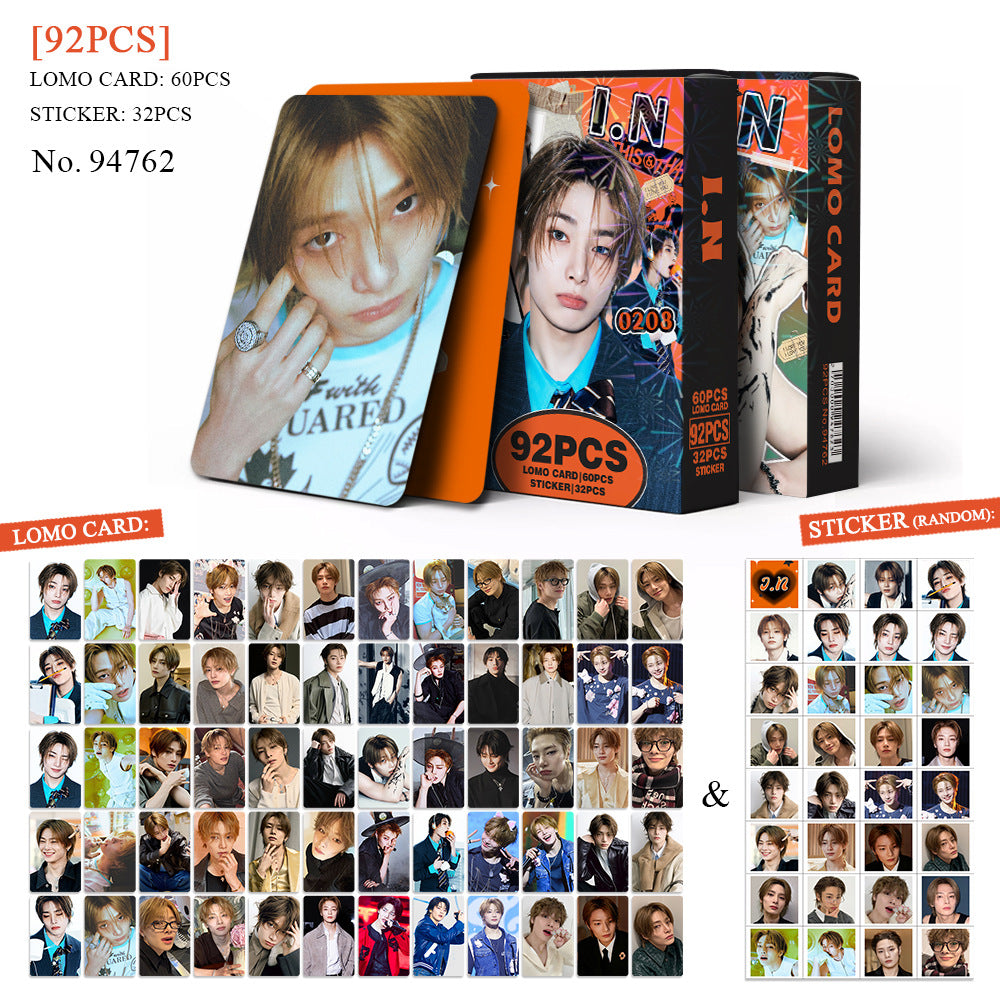 92PCS I.N THIS & THAT Photocard Sticker