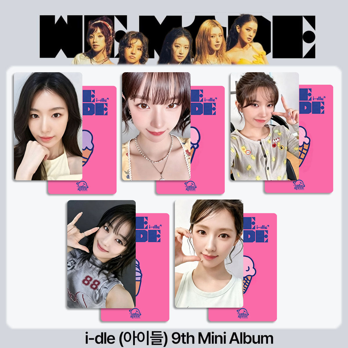 IDLE Album WE MADE Bonus Photocard Collection