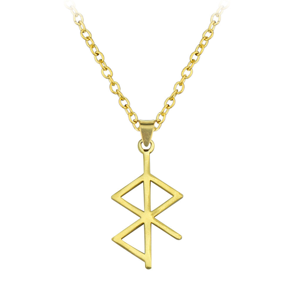 Chic Anime Logo Pendant Necklace