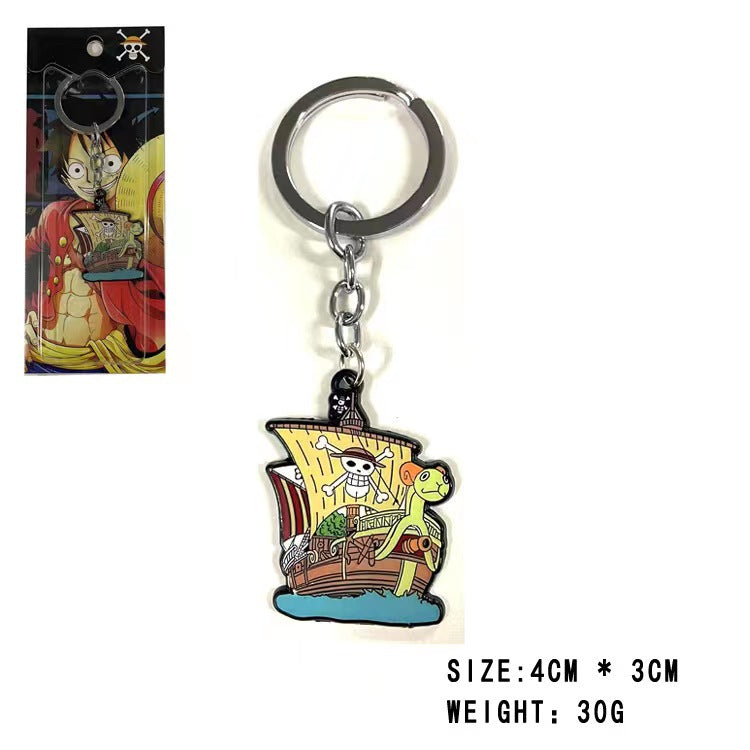 Cute Luffy Necklace Keychain Pendant