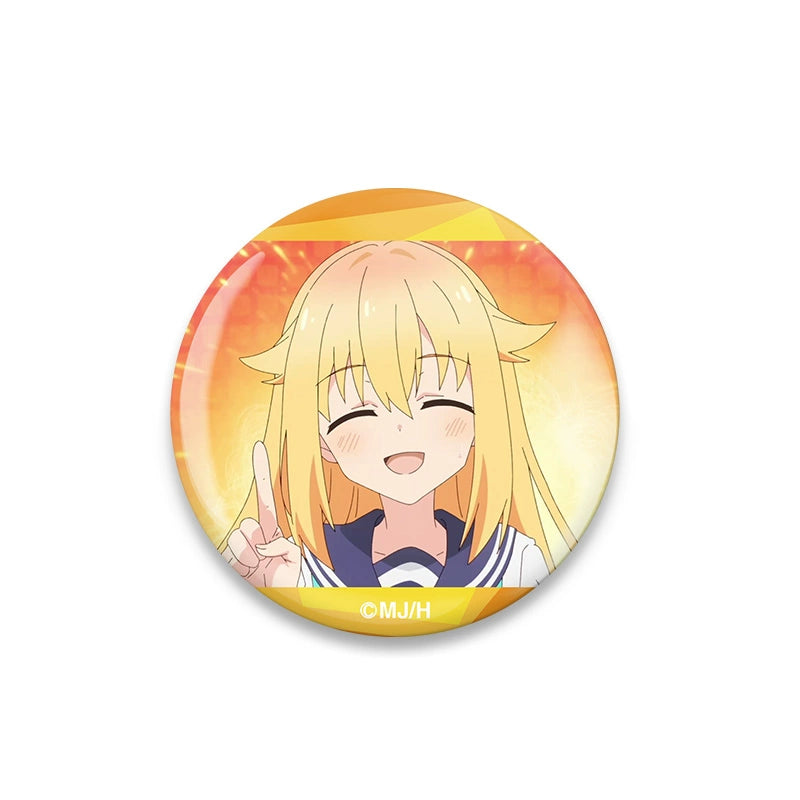 Funny Anime Emoji Badge