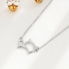 Niche Cat Shape Necklace