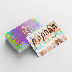 124pcs KATSEYE Season's Greetings Photocard Stickers