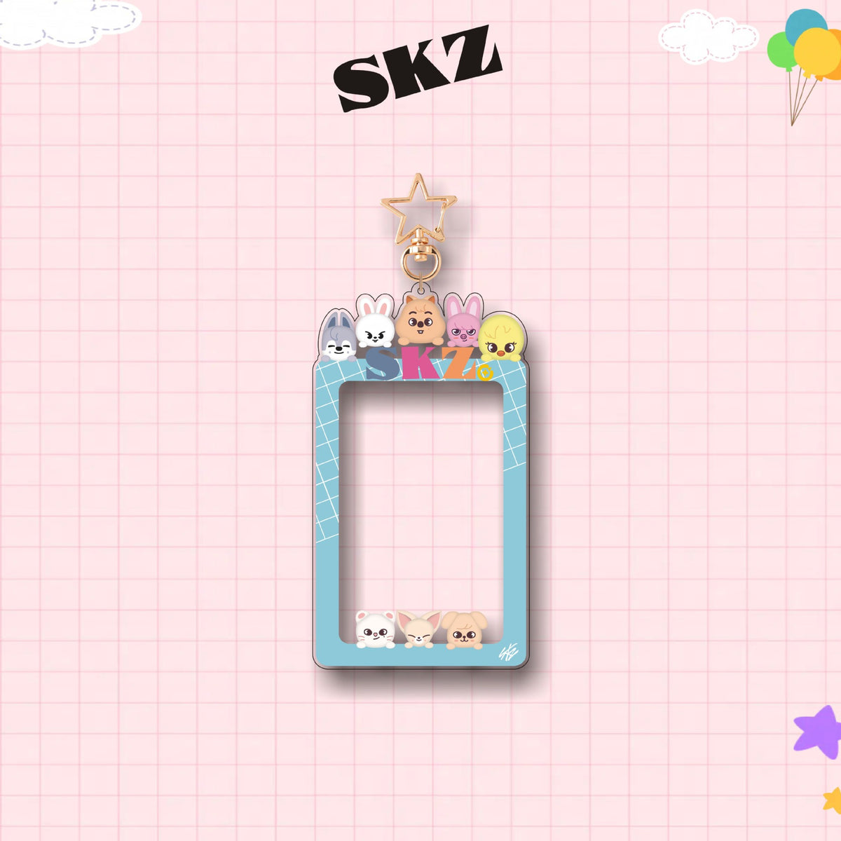 SKZ Acrylic Photocard Frame Keychain