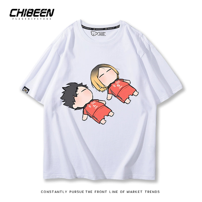 Unisex Anime Pattern Short Sleeve T-Shirt