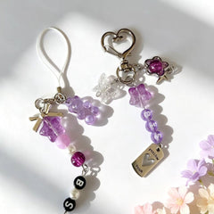 BANGTAN Acrylic Pendant Beaded Phone Chain