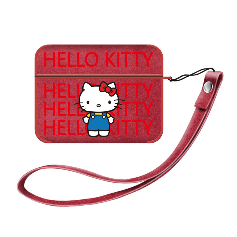 Luffy Leather Pattern Airpods Case