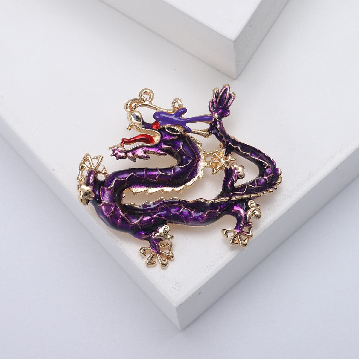 Retro Cartoon Dragon Shape Brooch