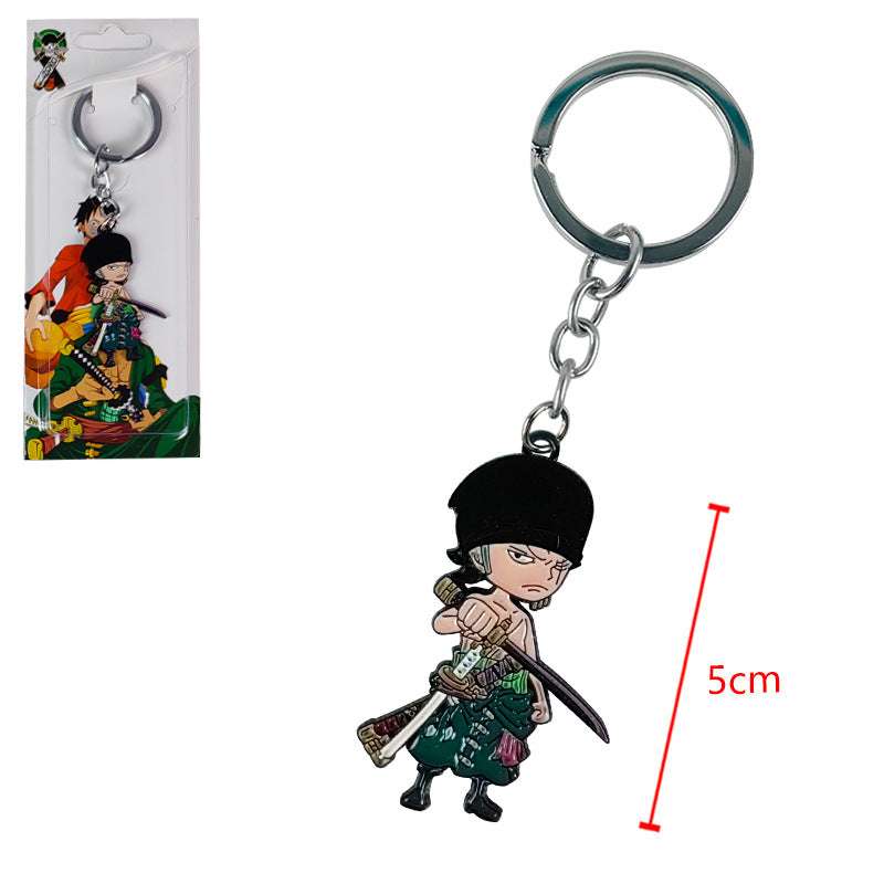 Cute Luffy Necklace Keychain Pendant