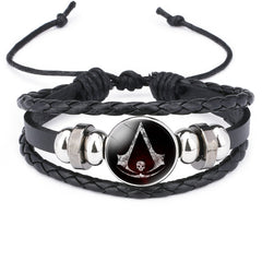 Game Multi-layer Woven Cowhide Bracelet