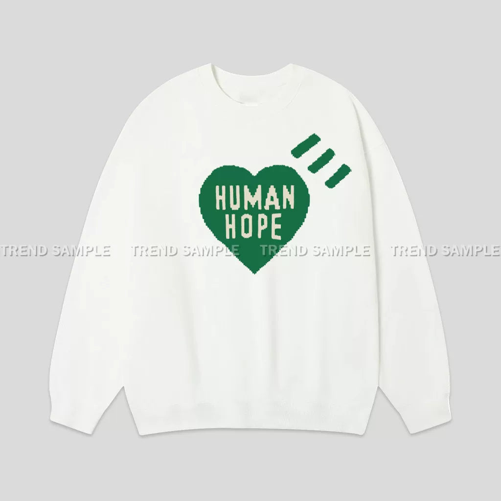 J-HOPE HUMAN HOPE CrewNeck Print Sweatshirt