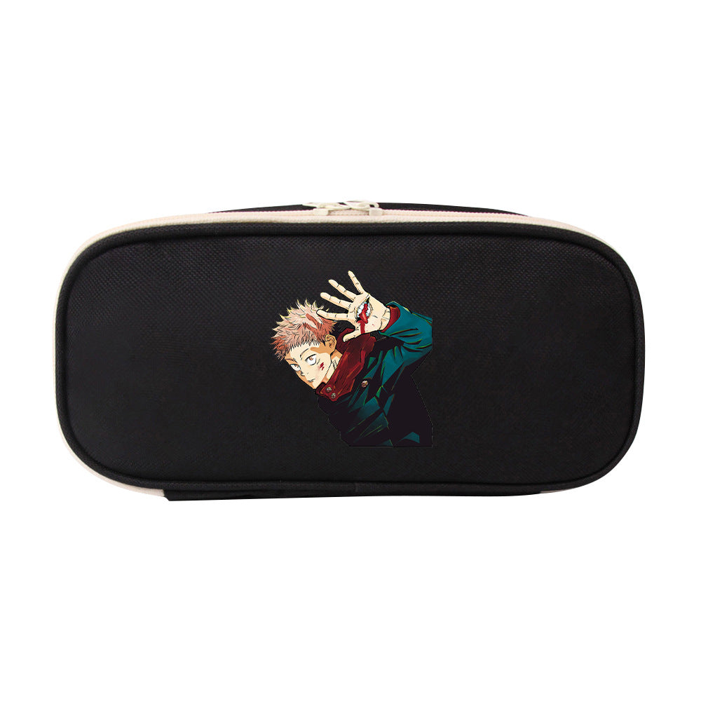 Trendy Anime Stationery Zipper Pencil Case