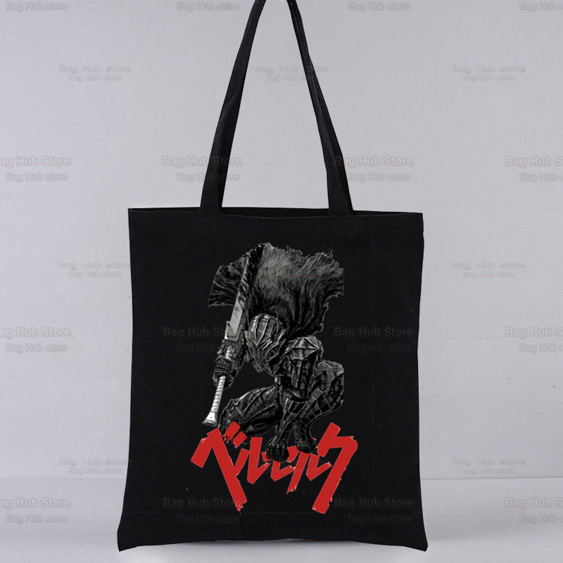 Guts Printed Canvas Shoulder Bag