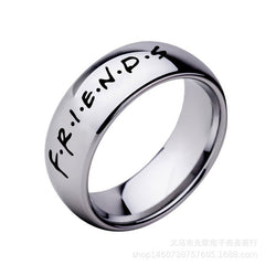 Friends Stainless Steel Ring