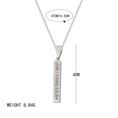 Chic BTS Titanium Steel Necklace