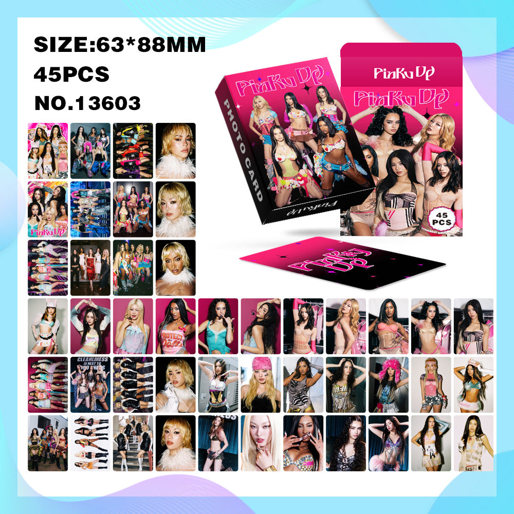 45PCS PINKYUP Album Photocard Collection