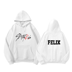 FELIX SKZ Print Pullover Hoodie Top