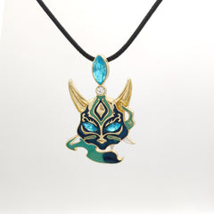 Cool Game Mask Cos Necklace Jewelry