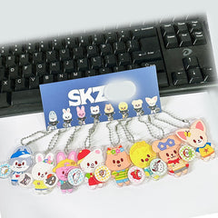 SKZ Cartoon Acrylic Pendant Keyring Set
