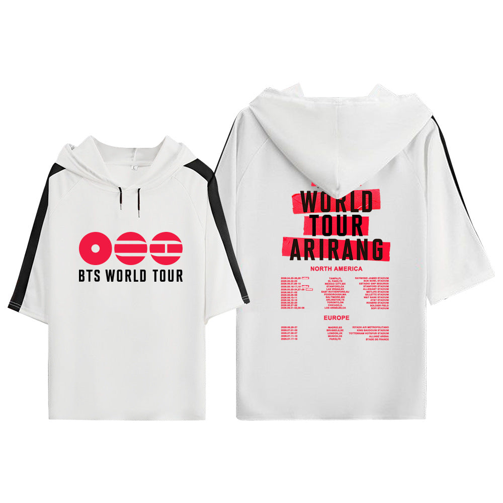 BANGTAN ARIRANG Print Hooded T-shirt Top
