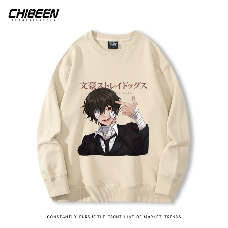 Unisex Anime Crew Neck Sweatshirt Top