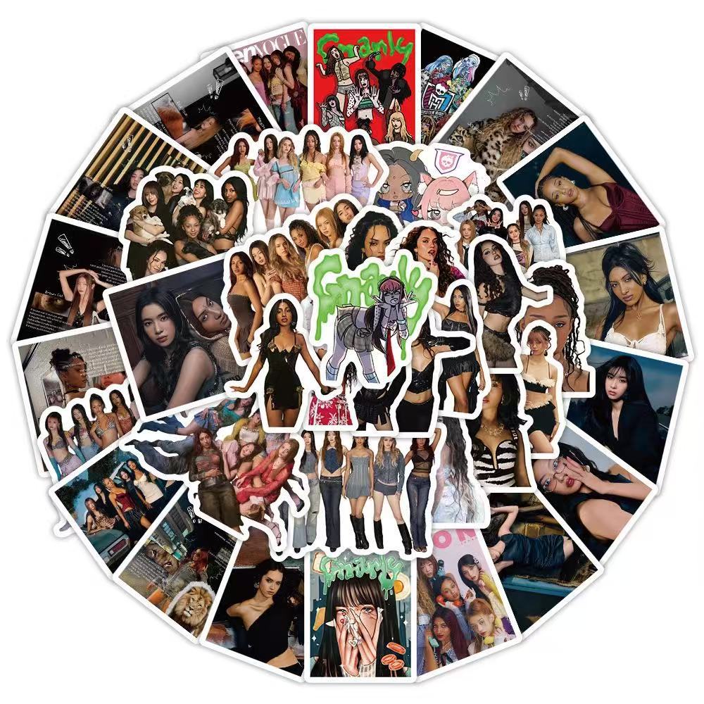 78PCS Katseye Graffiti Stickers