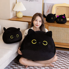 Cute Black Cat Pillow Plush Doll