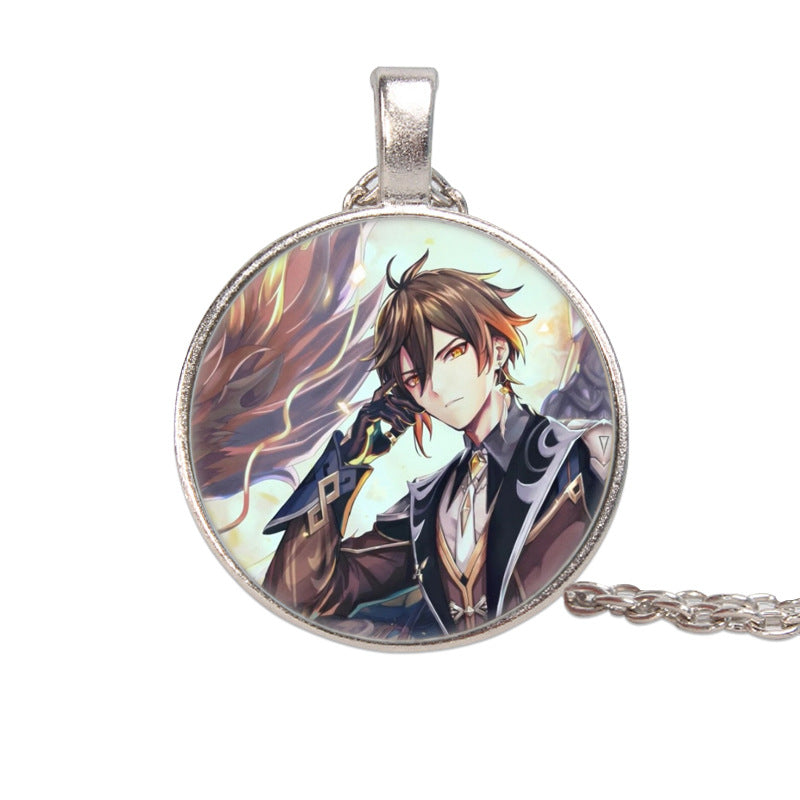 Trendy Game Gem Necklace