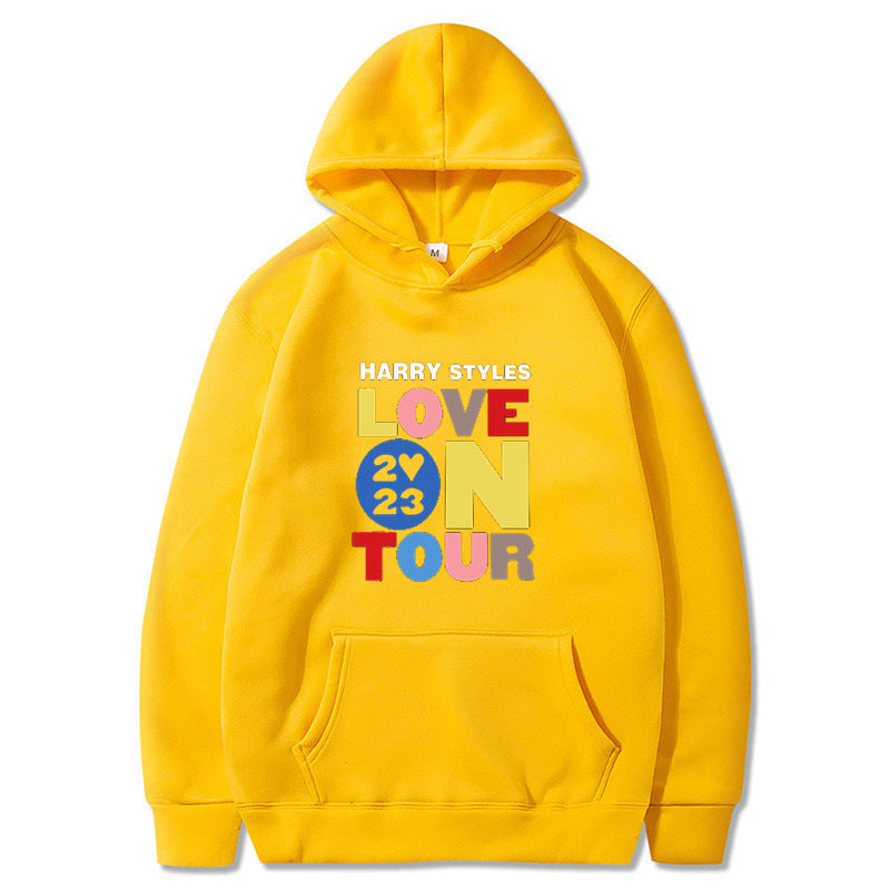 Unisex Love on Tour Casual Pullover Hoodie