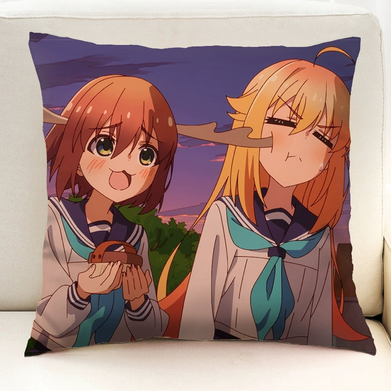 Cute Anime Throw Pillow