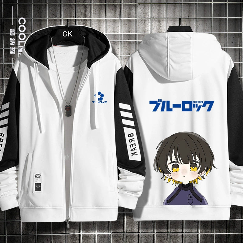 Cool Anime Printed Cardigan Thin Hoodie