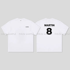 Martin JAMES JUHOON Print Cotton Crew Neck T-shirt
