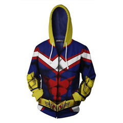 Trendy Cool Anime 3D Zip Up Cosplay Hoodie