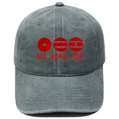 ARIRANG WORLD TOUR Embroidered Washed Baseball Cap