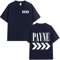 Unisex Liam Letter Print Crew Neck T-Shirt