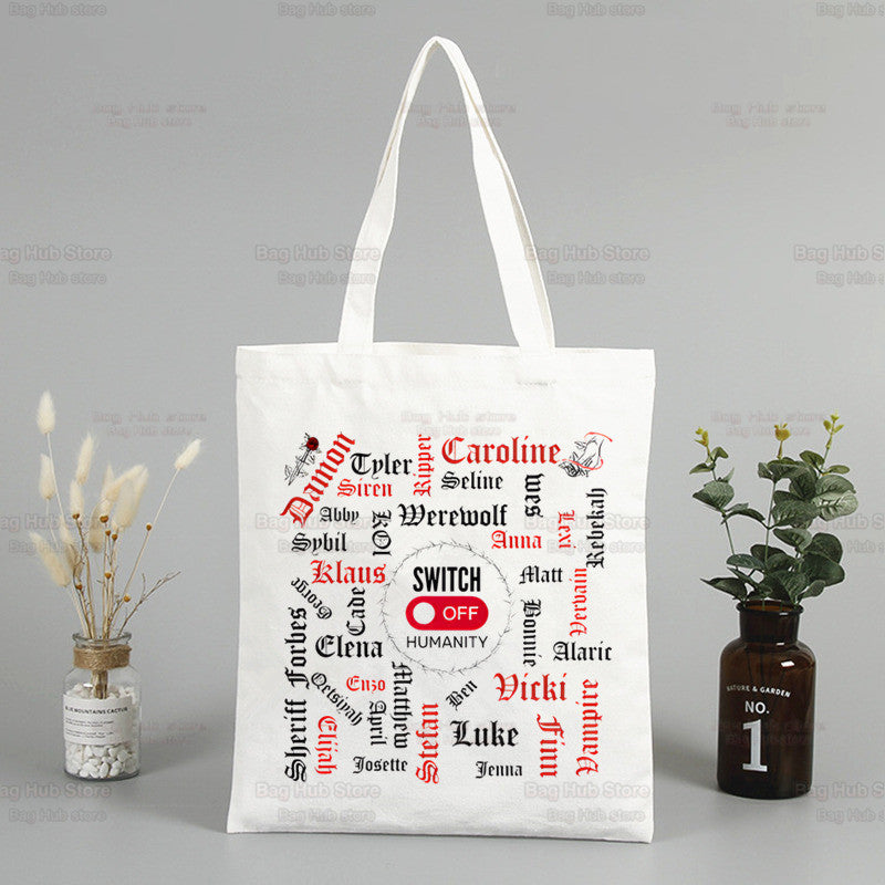 Damon Salvatore Canvas Bag