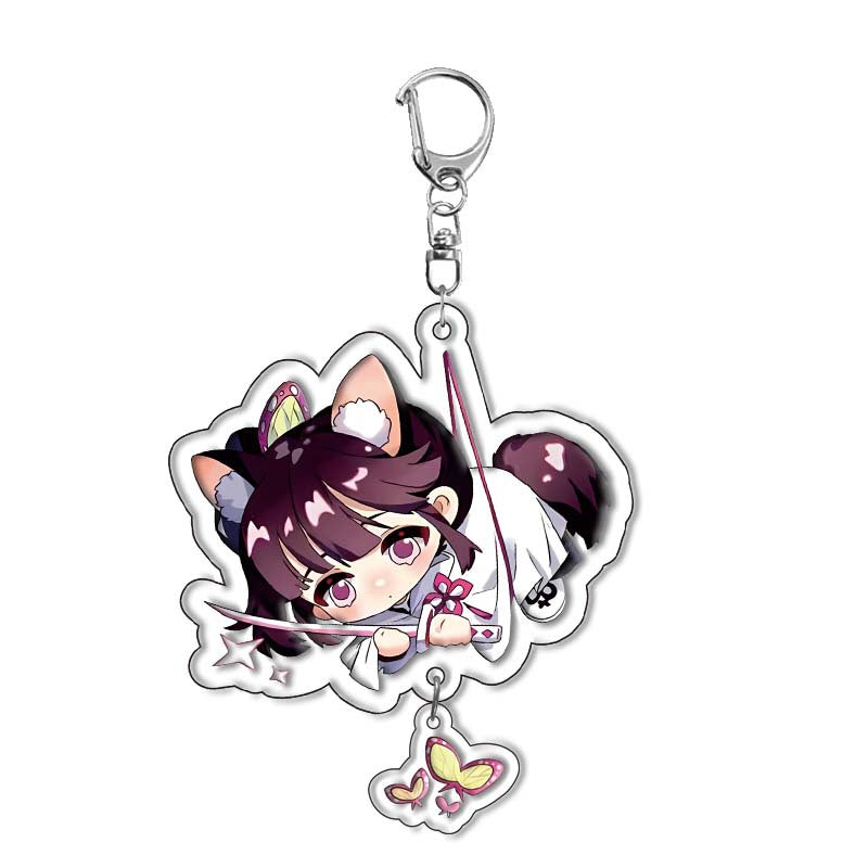 Tanjiro Acrylic Double-sided Keychain