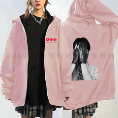 ARIRANG V Casual Zip Up Hoodie
