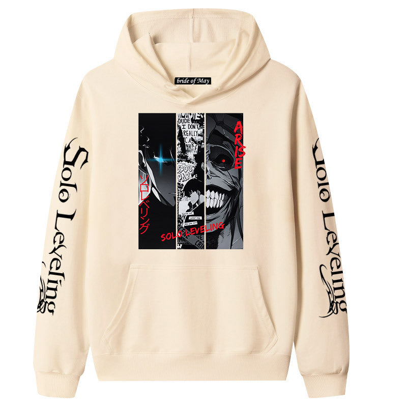 Unisex Manga Pattern Loose Hoodie